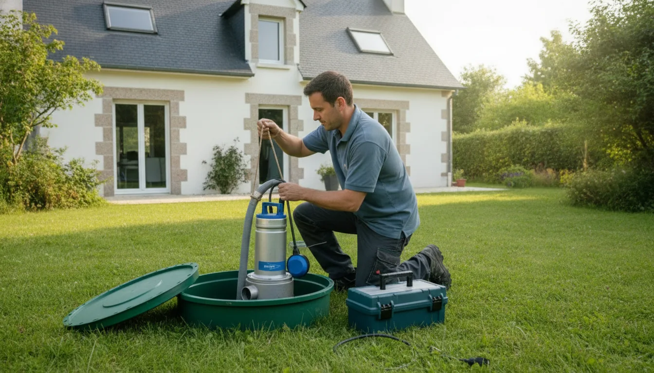 Dépannage pompe de relevage Montoir-de-Bretagne – méthode / geste technique
